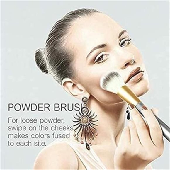 Makeup Brushes Travel Makeup Brushes Set Professional Full Face Makeup Kits - Picture 2 of 8